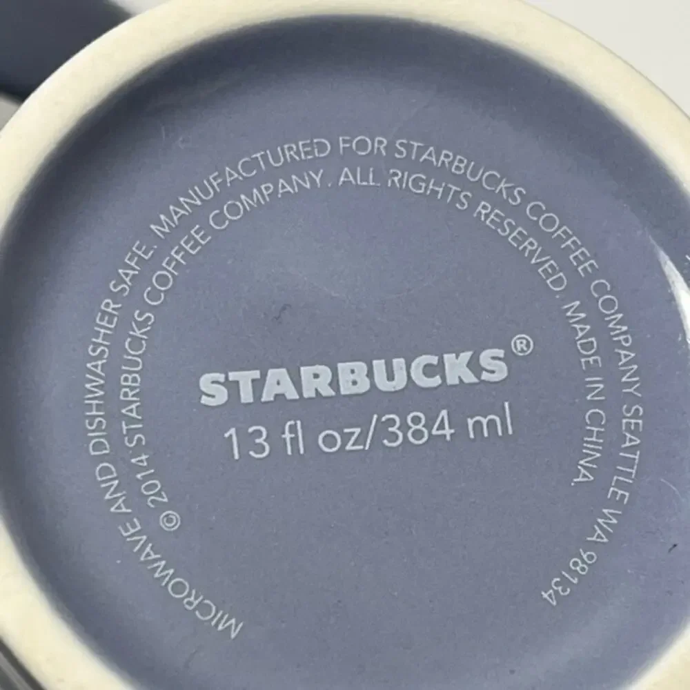 NWOT Starbucks mugs purple set of 2….13 fl oz